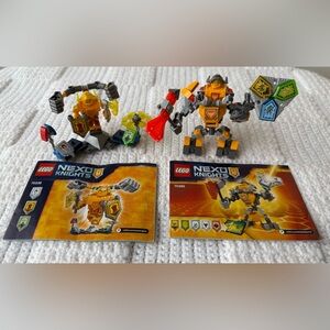 LEGO Nexo Knights sets: Ultimate Axl 70336 and Battle Suit Axl 70365